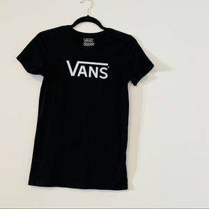 Vans Black Logo Tee | GUC Size Medium